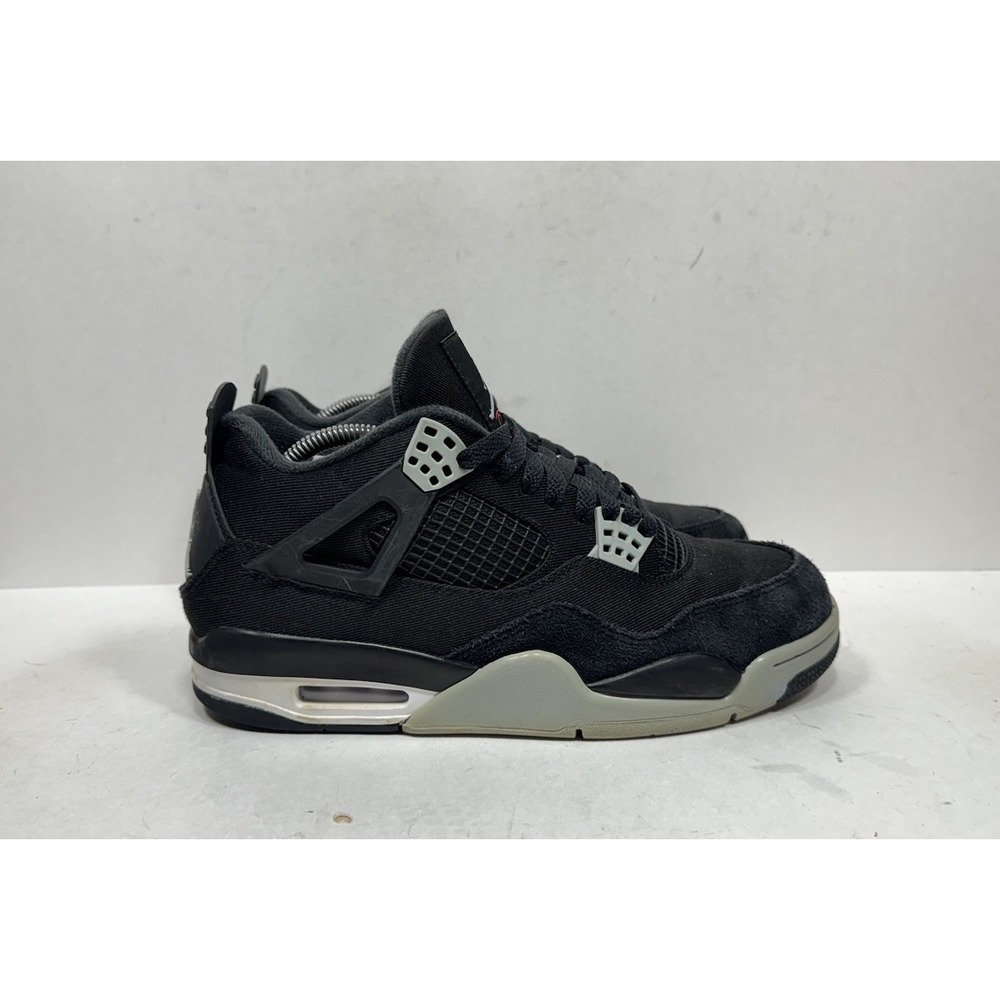 Jordan Air Jordan 4 Retro SE Black Canvas Men's Size 9 Sneaker DH7138-006 2022